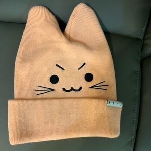 Neff Womens Kitty Cat Beanie Pink 